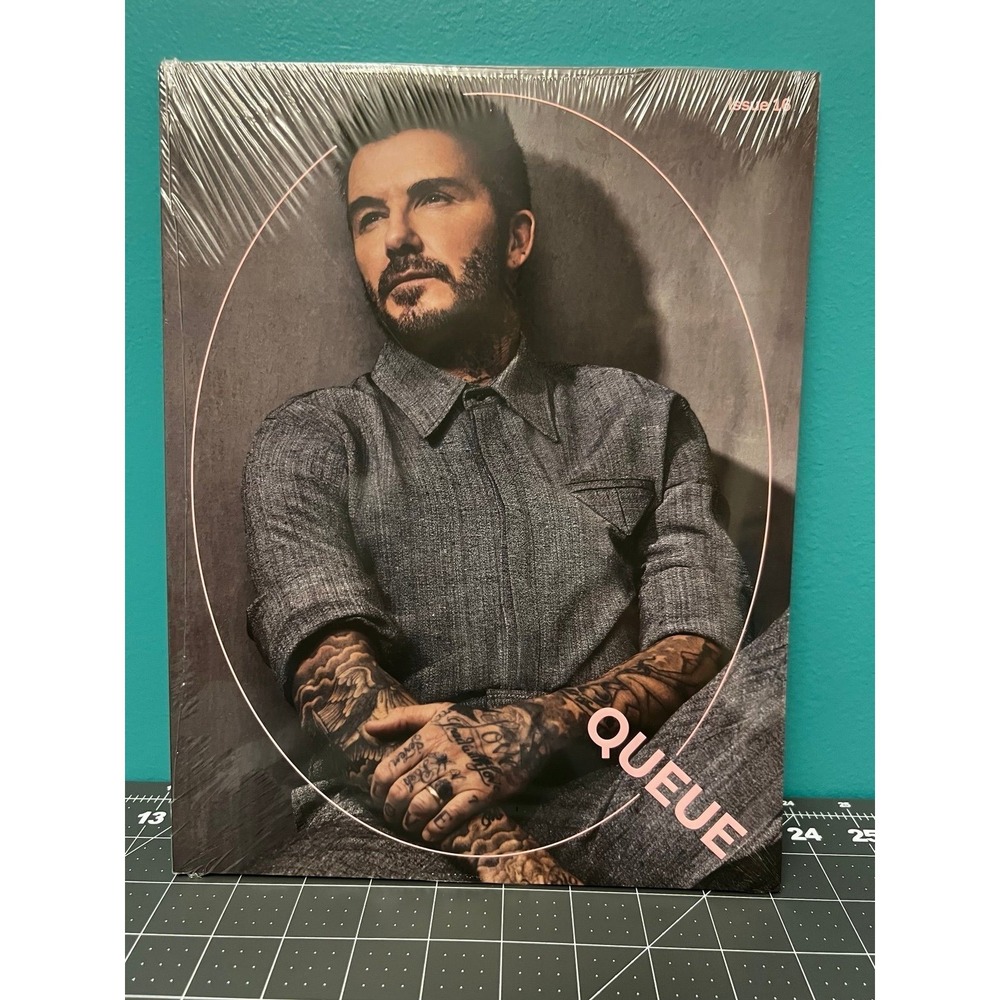 David Beckham Netflix‎ Queue magazine journal new sealed in plastic Issue 16